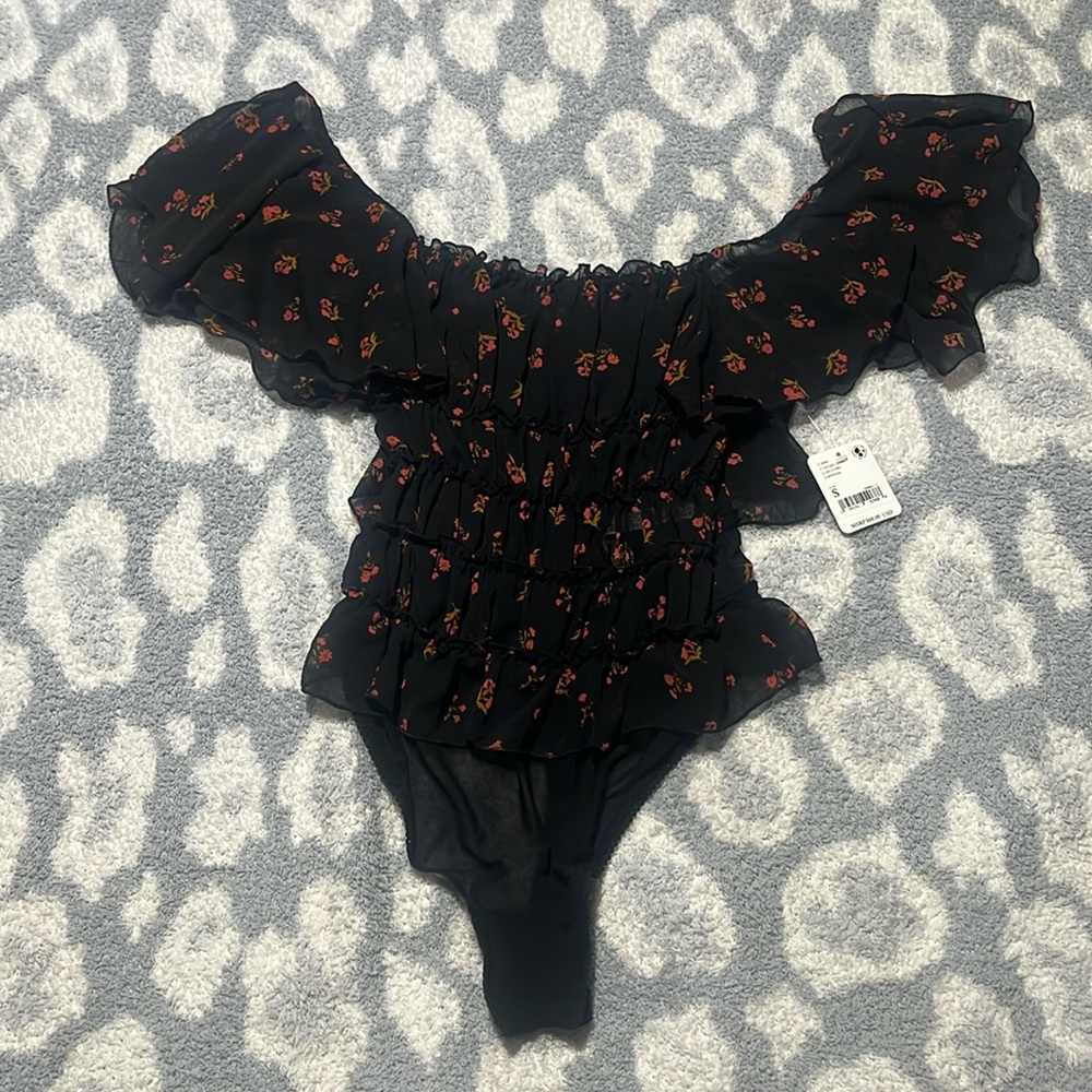 Black Sheer Body Suit